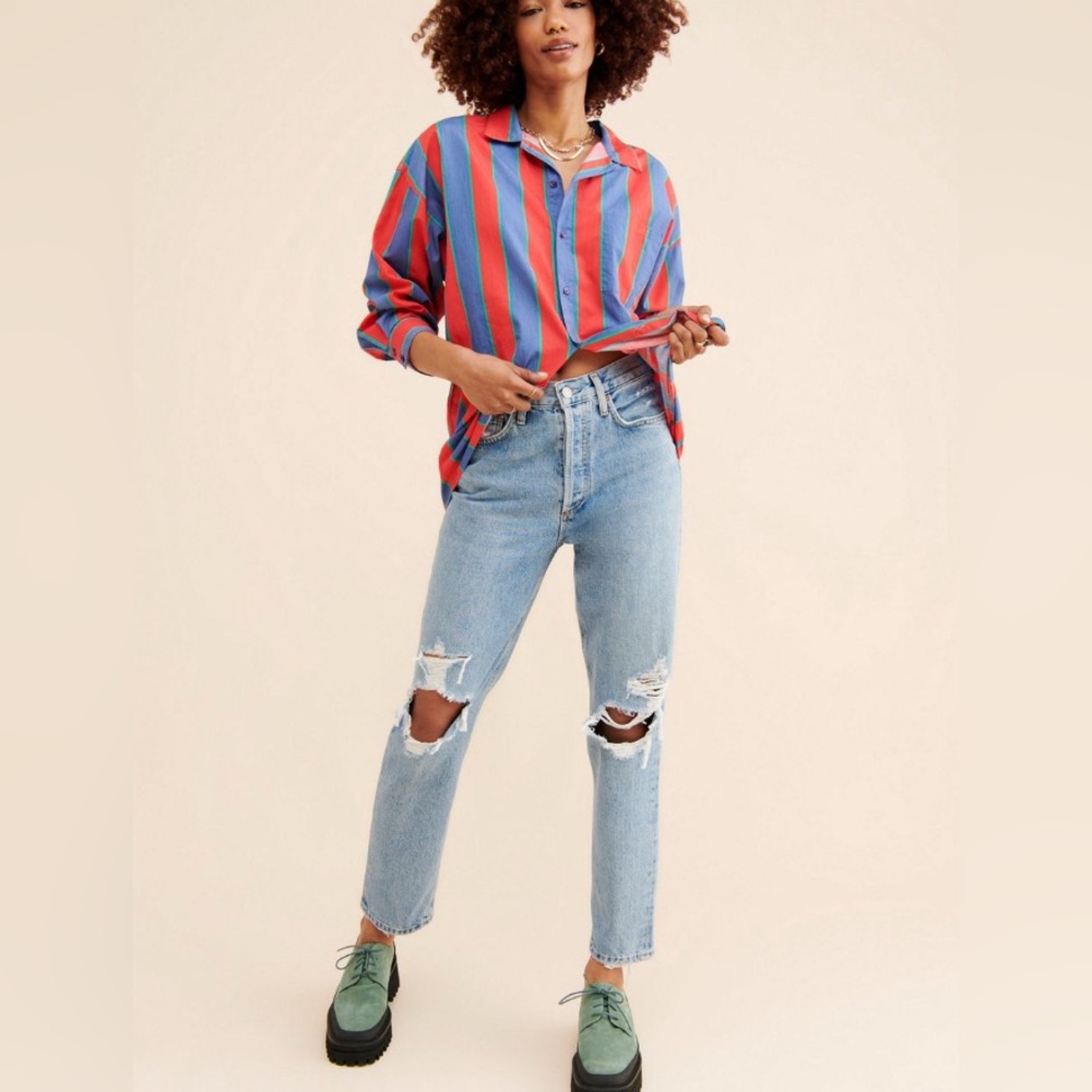 AGOLDE Fen High Rise Relaxed Fit Jeans Size 26